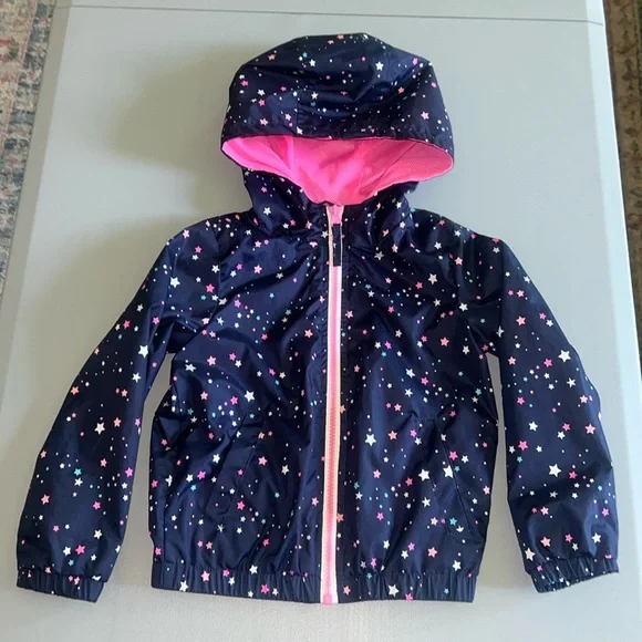 Pink Platinum Jackets Coats Pink Platinum Nylon Hooded Zip